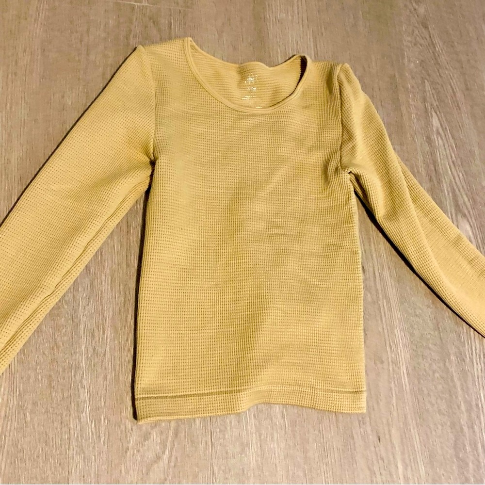 Aura Khaki Crop T-shirt